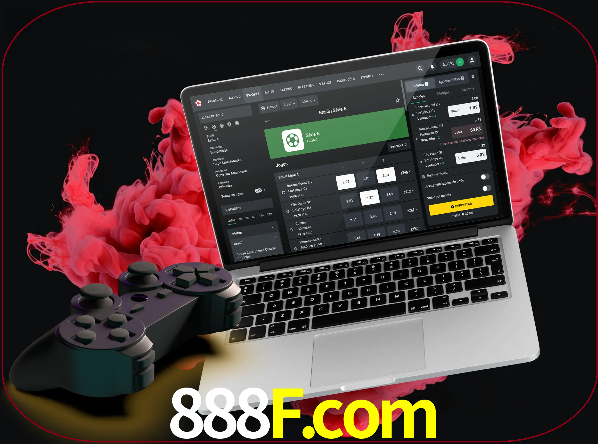 Visite a secção especial de jogos de vídeo em 888f para descobrir em que jogos pode apostar e ganhar muito dinheiro.